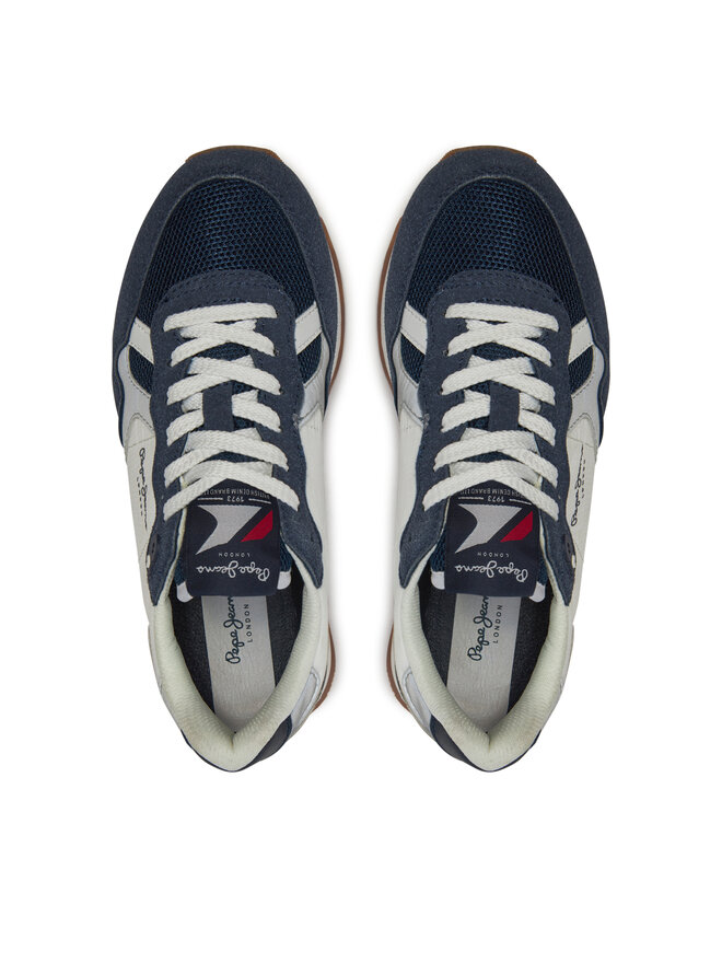 Pepe Jeans Tenisice Pepe Jeans Brit Young B PBS40003 Tamnoplava