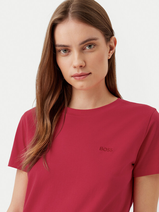 BOSS BOSS T-Shirt C_Esogo_1 50506973 Rosa Slim Fit