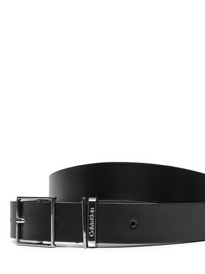 Calvin Klein Pasek Damski Calvin Klein Branded Loop Square Belt 2.5 K60K612866 Czarny
