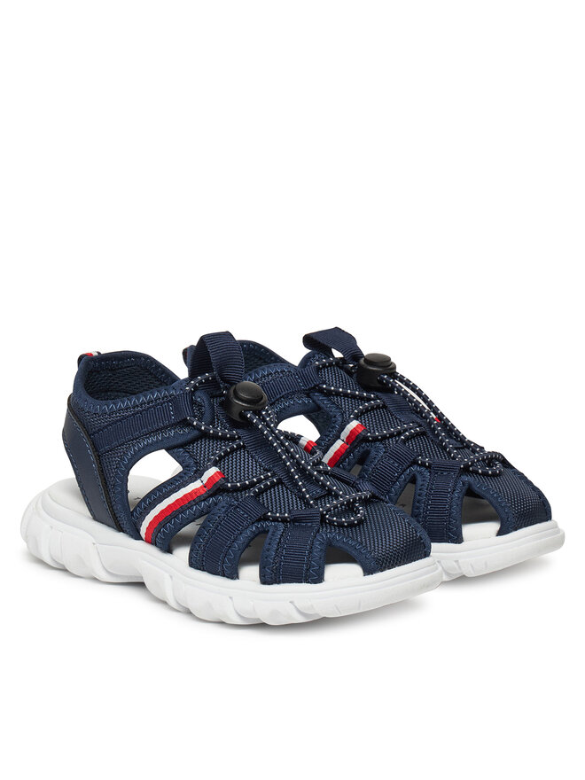 Tommy Hilfiger Sandalen Tommy Hilfiger T1B2-33895-1591 S Dunkelblau