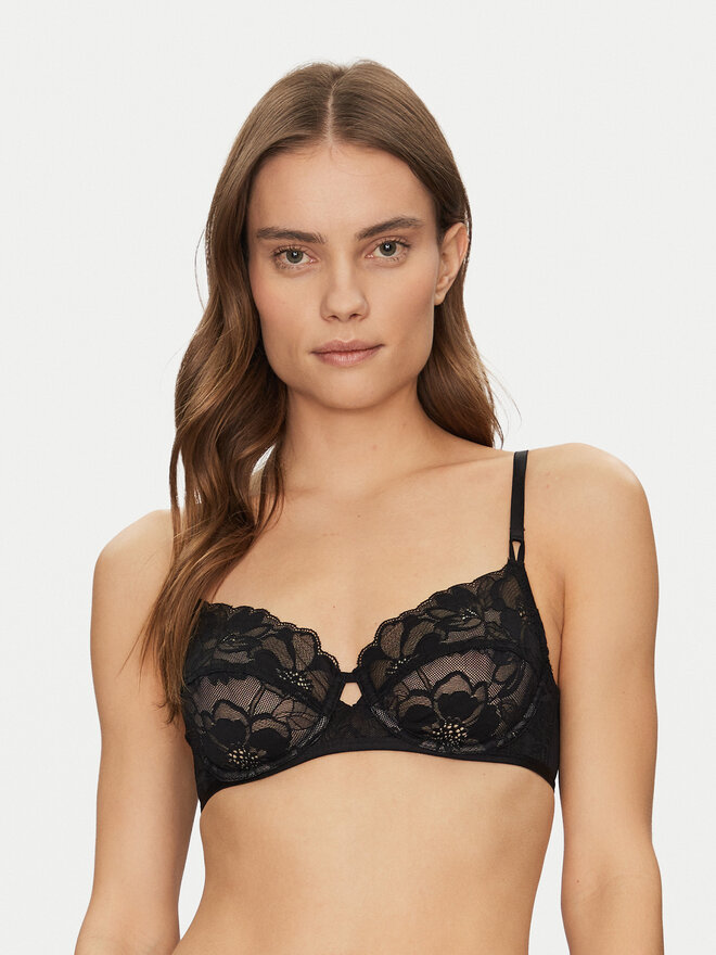 Hunkemöller Hunkemöller Σουτιέν με μπανέλα Sophia 300458 Μαύρο