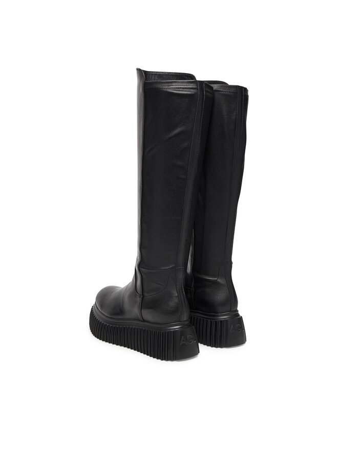 AGL Μπότες AGL Gloria D751567PGK06891013 Μαύρο