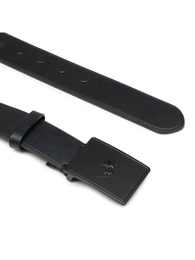 Polo Ralph Lauren Vīriešu josta Polo Ralph Lauren 36mm Pp Plaque Belt 405691693005 Melns