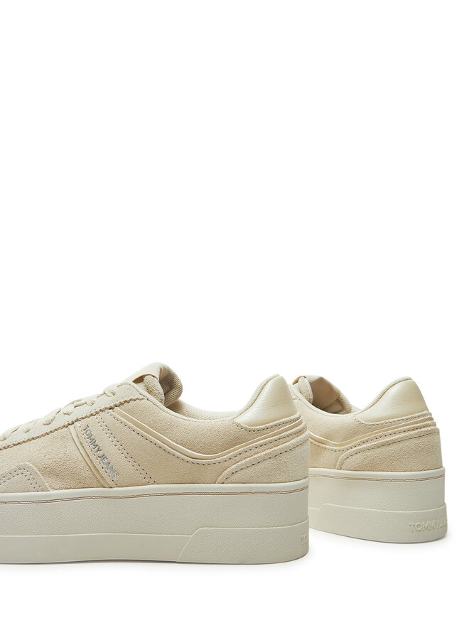 Tommy Jeans Sneakersy Tommy Jeans The Greenwich Flatform Elevated EN0EN02676 Beżowy