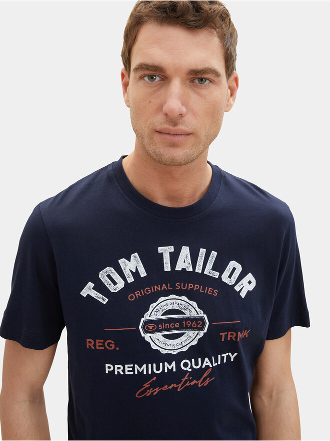 Tom Tailor Tom Tailor T-Shirt 1037735 Dunkelblau Regular Fit