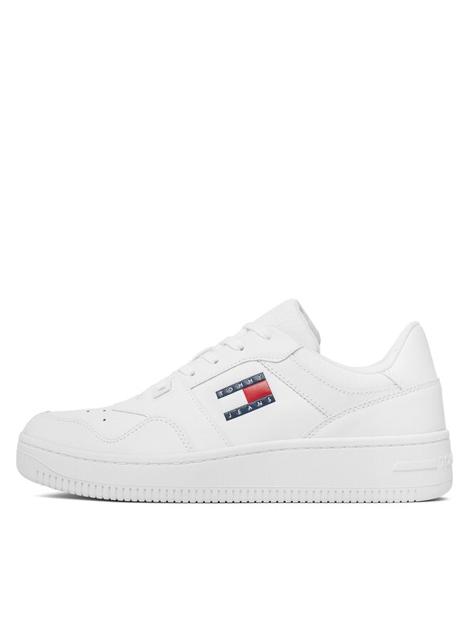 Tommy Jeans Sneakersy Tommy Jeans Tjm Retro Basket Ess EM0EM01395 Biały
