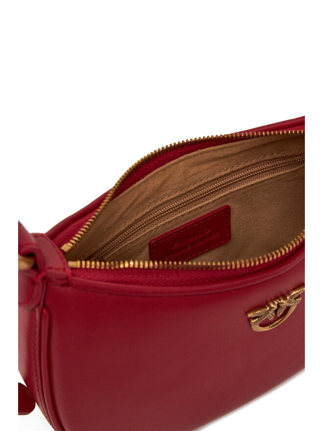 PINKO Kabelka PINKO Half Moon Baby AI 24-25 PLTT 103538 A0F1 Červená