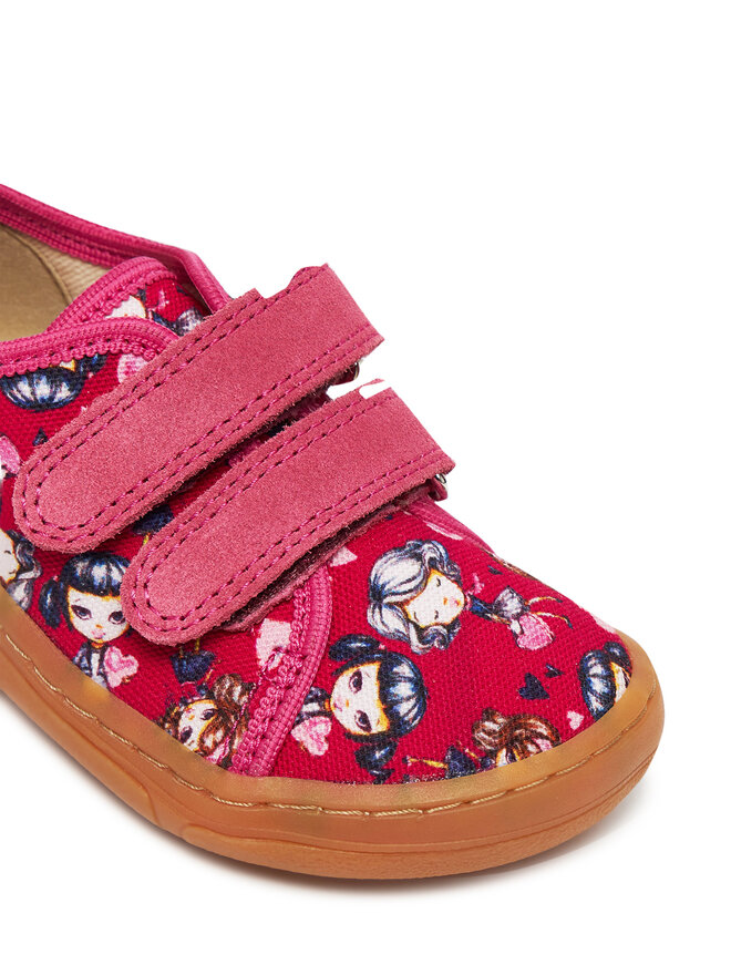 Froddo Bačkory Froddo Barefoot Canvas G1700379-32 M Růžová