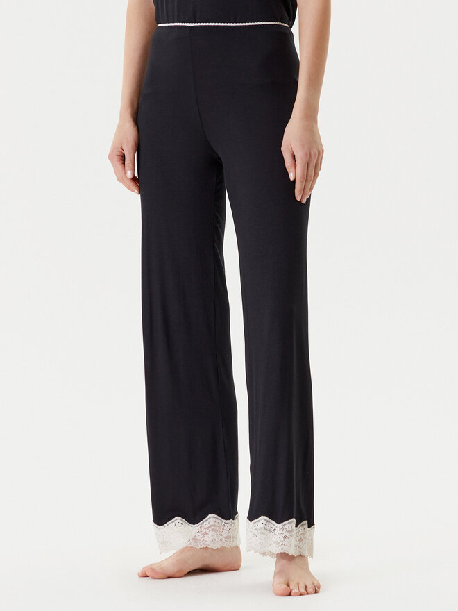 United Colors Of Benetton United Colors Of Benetton Піжамні штани 3Z123F04A Чорний Regular Fit