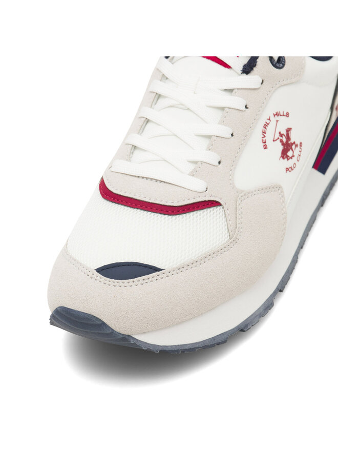 Beverly Hills Polo Club Sneakersy Beverly Hills Polo Club MILO-01 Biela