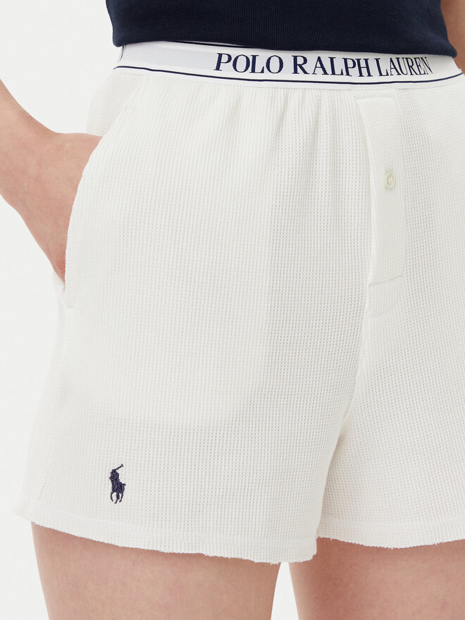 Polo Ralph Lauren Polo Ralph Lauren Rövid pizsama nadrág 298956519001 Ekru Regular Fit