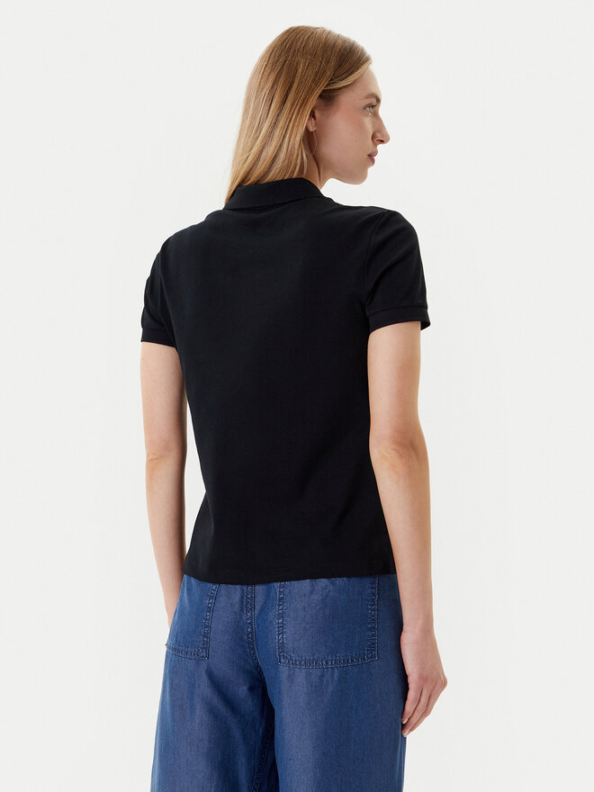 United Colors Of Benetton United Colors Of Benetton Polo marškinėliai 3TQJD300W Juoda Slim Fit