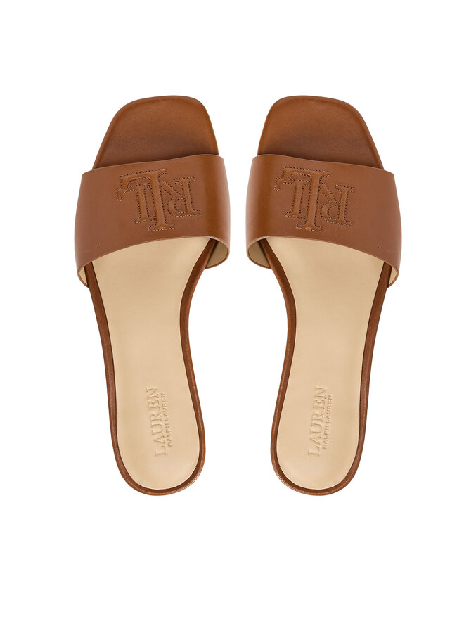 LAUREN RALPH LAUREN Klapki LAUREN RALPH LAUREN 802959142002 Brązowy