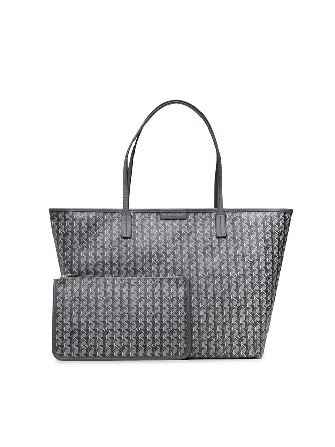 Tory Burch Torebka Tory Burch Basketweave Tote 145634 Szary