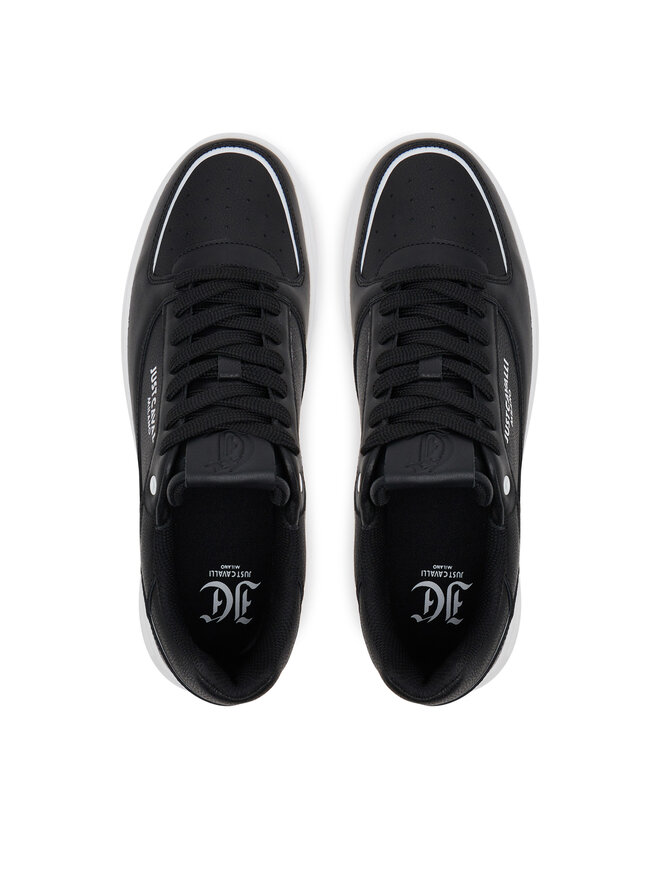 Just Cavalli Sneakersy Just Cavalli 78QA3SB2 ZPA91 Čierna