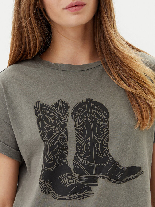 Noisy May Noisy May T-shirt 27030135 Siva Regular Fit