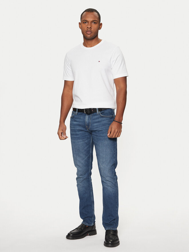 Tommy Hilfiger Tommy Hilfiger Camiseta Essential MW0MW37267 Blanco Regular Fit