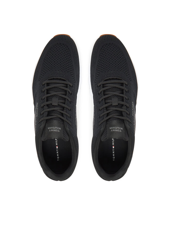 Tommy Hilfiger Сникърси Tommy Hilfiger Modern Comfort Run Knit FM0FM05524 Черен