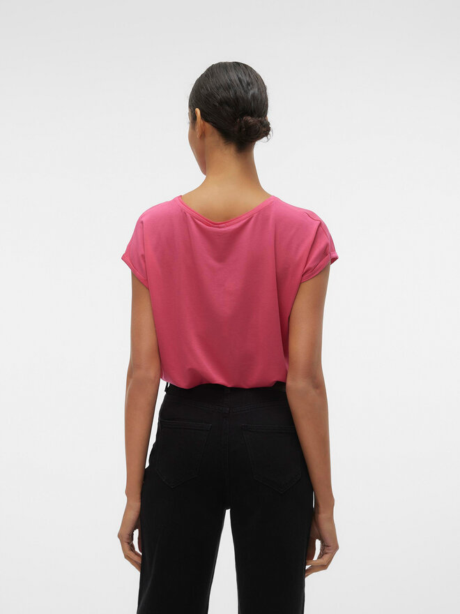 Vero Moda Vero Moda Marškinėliai Ava 10284468 Rožinė Regular Fit