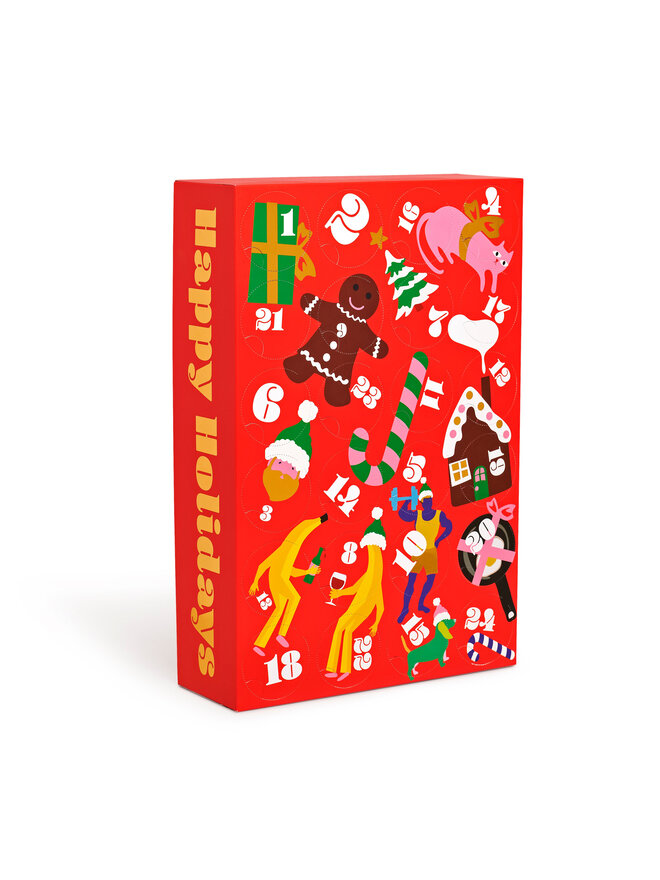 Happy Socks Kalendarz adwentowy Happy Socks XMAS41-0200 Kolorowy