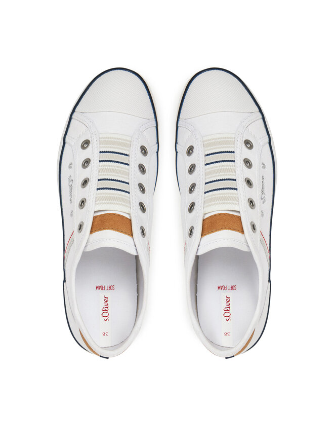 s.Oliver Sneakers aus Stoff s.Oliver 5-24707-42 Weiß