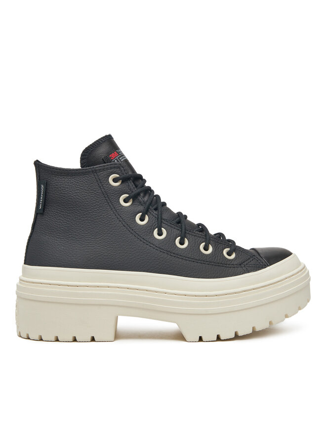 Converse Plátěnky Converse Chuck Taylor All Star Lugged Heel Platform Waterproof A12328C 001 Černá