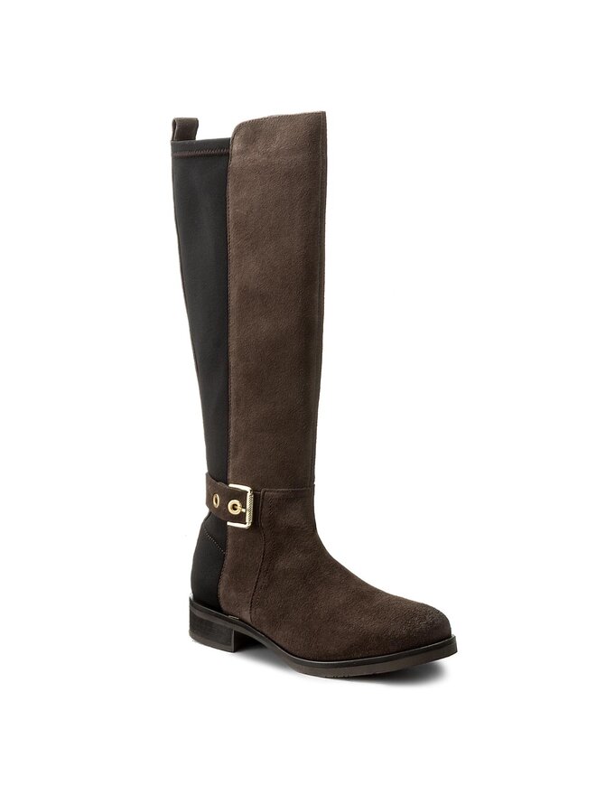 Bottes cavalieres Tommy Hilfiger Tessa 3C FW0FW01434 Marron chaussures