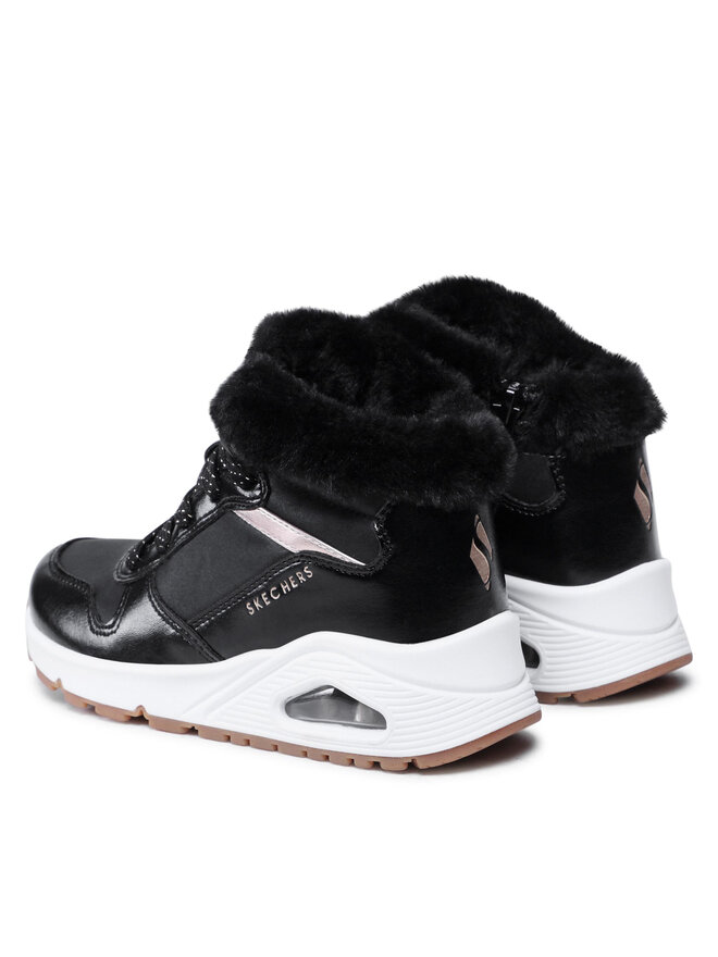 Skechers Sportcipők Skechers Uno Cozy On Air 310518L/BKRG Fekete