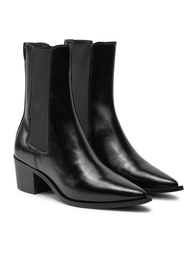 Calvin Klein Stiefeletten Calvin Klein Heel Cowboy HW0HW02315 Schwarz