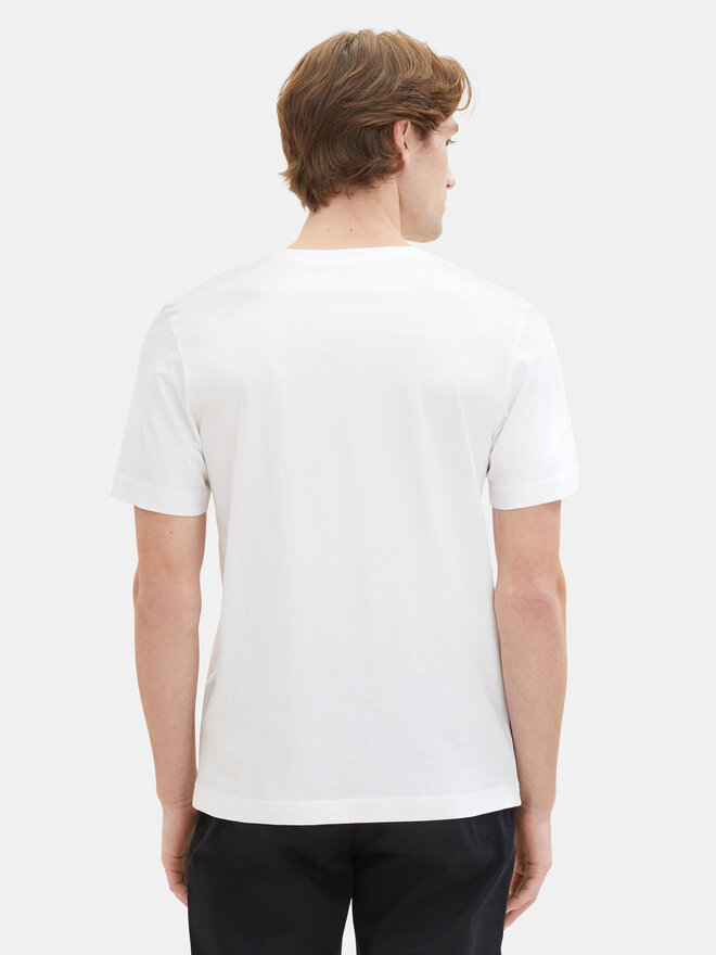 Tom Tailor Tom Tailor 2er-Set T-Shirts 1037738 Weiß Regular Fit