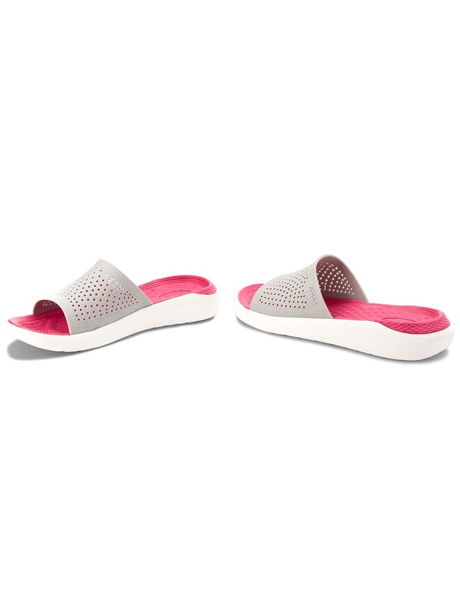 Pantoletten Crocs Literide Slide 205183 Grau eschuhe