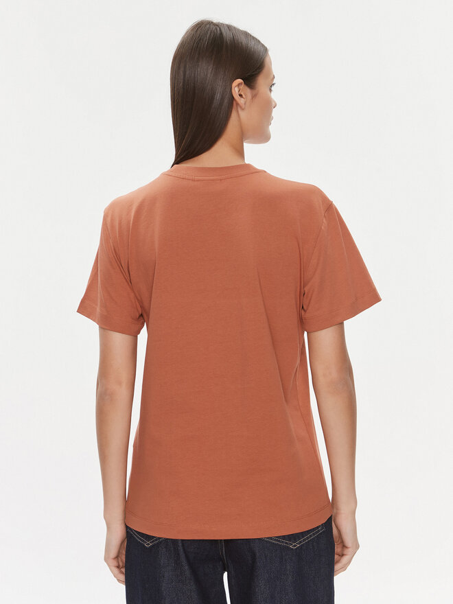 Calvin Klein Calvin Klein Camiseta Hero Logo K20K205448 Marrón Regular Fit