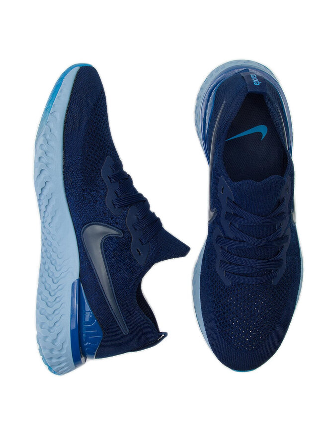 Chaussures de running Nike Epic React Flykint 2 BQ8928 400 Bleu marine chaussures