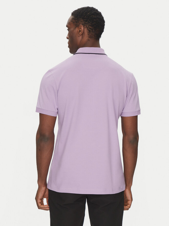 BOSS BOSS Pólóing Philix Tape 50537489 Rózsaszín Regular Fit