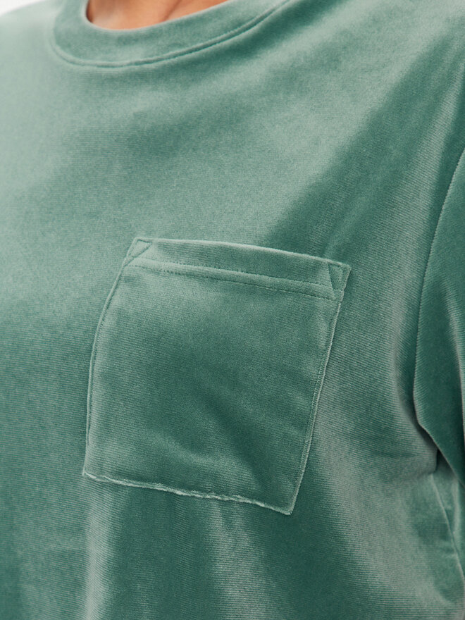 Hunkemöller Hunkemöller Camiseta de pijama 203210 Verde Comfortable Fit