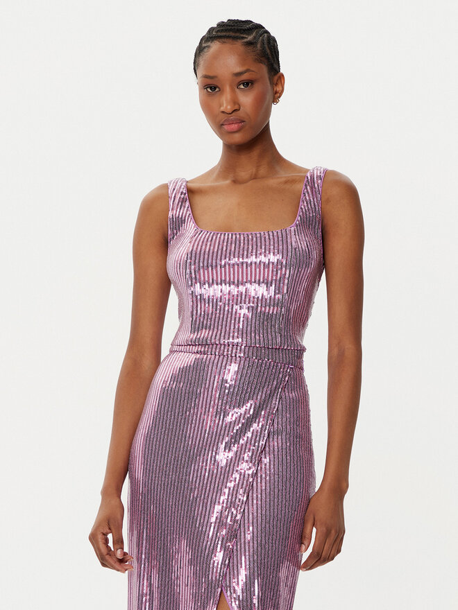 Fracomina Fracomina Top FQ24WT2001W66701 Violeta Slim Fit