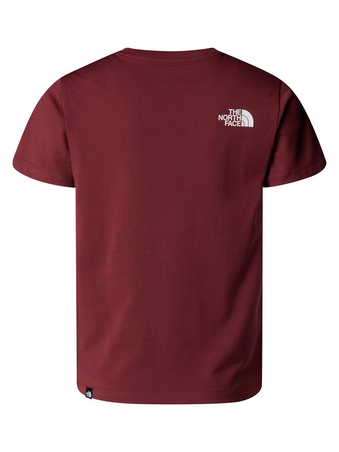 The North Face The North Face Camiseta Simple Dome NF0A87T4 Guinda/burdeos Regular Fit