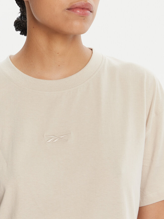 Reebok Reebok Camiseta RK25315CCW Beis Regular Fit
