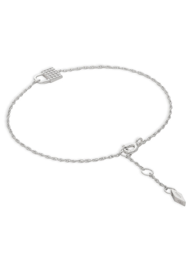 Fossil Гривна Fossil JFS00625040 Сребрист