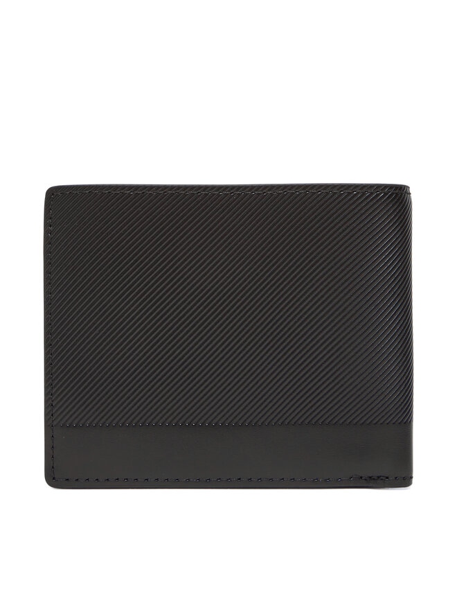 Tommy Hilfiger Μεγάλο Πορτοφόλι Ανδρικό Tommy Hilfiger Th Foundation Cc And Coin AM0AM13508 Μαύρο