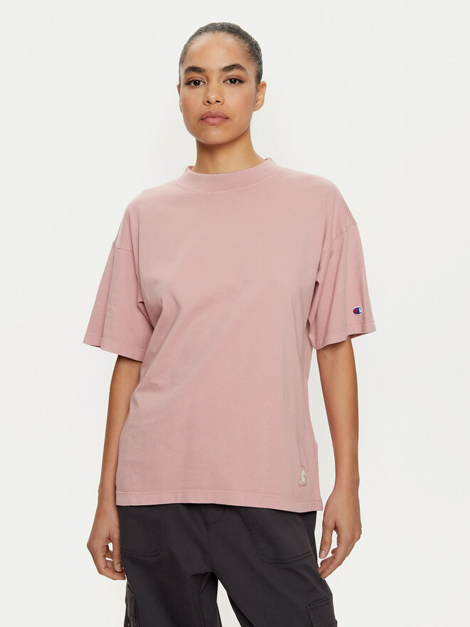 Champion Champion T-Shirt 117449 Rosa Loose Fit