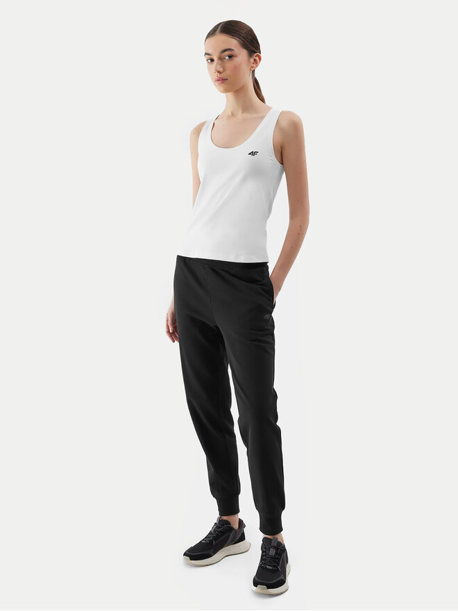 4F 4F Top 4FWSS24TSLEF041 Weiß Slim Fit