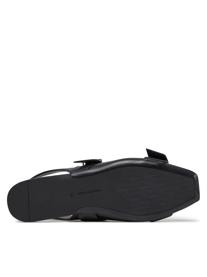 KARL LAGERFELD Sandały KARL LAGERFELD Konnie KL40186A Czarny