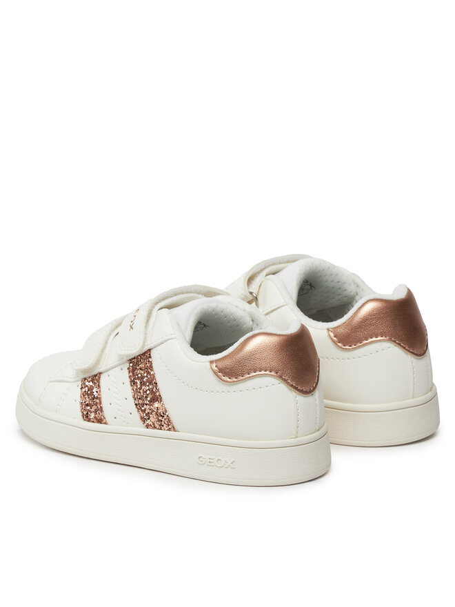 Geox Sneakersy Geox J Eclyper Girl J45LRA 000BC C1ZH8 S Bílá