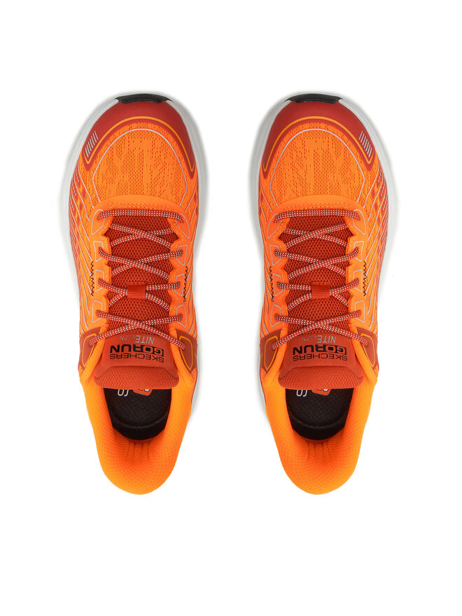 Skechers Buty do biegania Skechers Max Cushioning Suspension 220936/ORG Pomarańczowy