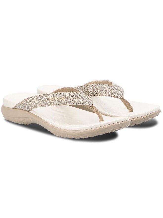 Crocs capri v sequin flip flop new arrivals