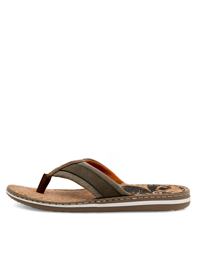 Rieker Japonki Rieker 21095-54 Zielony