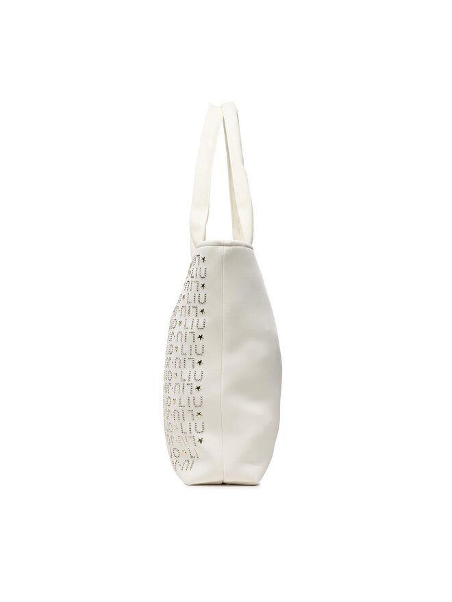 Liu Jo Дамска чанта Liu Jo Shopping Con Borchi VA3163 T7773 Бял