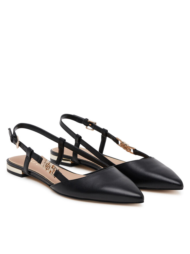 Guess Sandale Guess FLTFRA LEA05 Negru