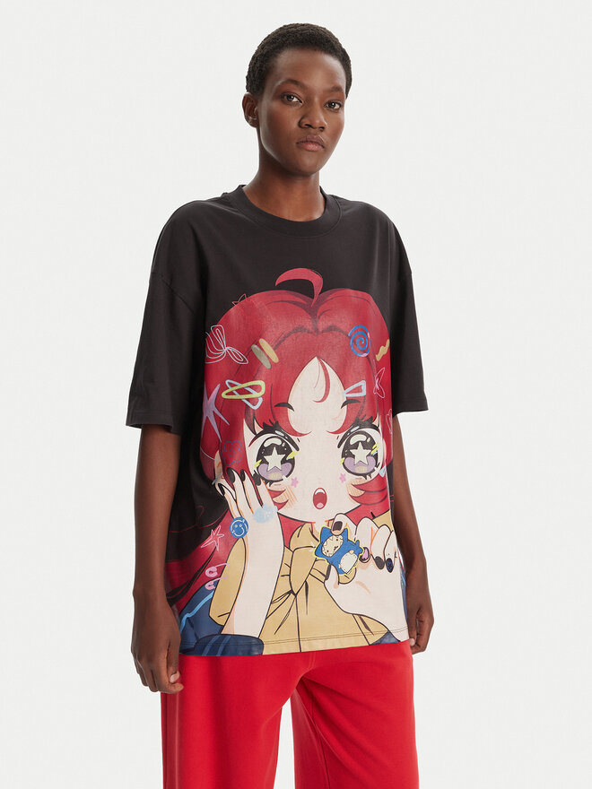 HUGO HUGO T-Shirt 50545061 Schwarz Oversize